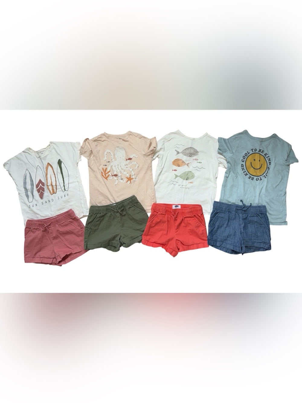 Girls Mix & Match Tee Shirts & Shorts